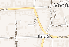 V Líse v obci Vodňany - mapa ulice