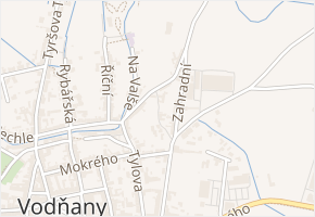 Ve Strouze v obci Vodňany - mapa ulice