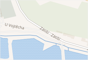 Zátiší v obci Vodňany - mapa ulice