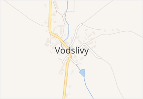 Vodslivy v obci Vodslivy - mapa části obce