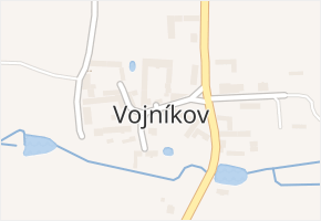 Vojníkov v obci Vojníkov - mapa části obce