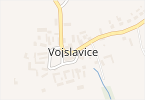 Vojslavice v obci Vojslavice - mapa části obce