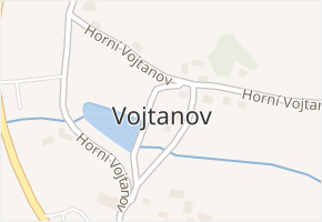 Vojtanov v obci Vojtanov - mapa části obce