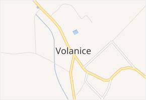 Volanice v obci Volanice - mapa části obce