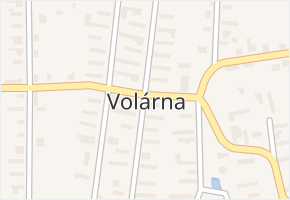 Volárna v obci Volárna - mapa části obce