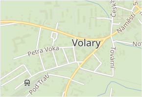 Kollárova v obci Volary - mapa ulice