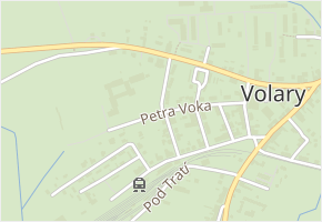 U Nádraží v obci Volary - mapa ulice