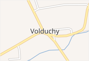 Volduchy v obci Volduchy - mapa části obce