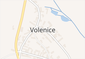 Volenice v obci Volenice - mapa části obce