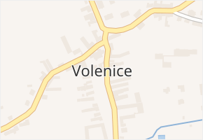 Volenice v obci Volenice - mapa části obce