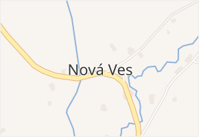 Nová Ves v obci Volfartice - mapa části obce