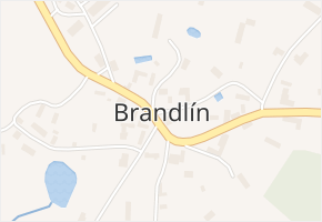 Brandlín v obci Volfířov - mapa části obce