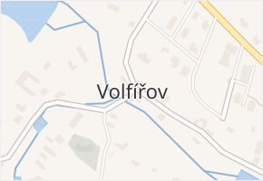 Volfířov v obci Volfířov - mapa části obce