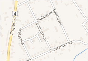 Družstevní v obci Volyně - mapa ulice