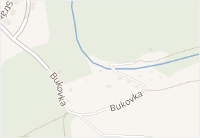 Bukovka v obci Vonoklasy - mapa ulice
