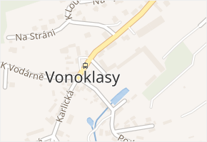 Na Návsi v obci Vonoklasy - mapa ulice