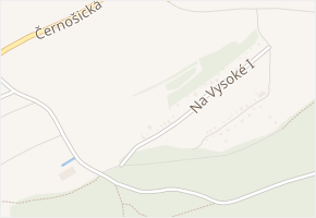 Na Vysoké I v obci Vonoklasy - mapa ulice