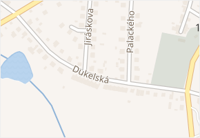 Dukelská v obci Votice - mapa ulice