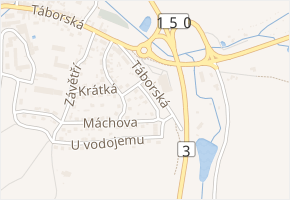 Habartova v obci Votice - mapa ulice