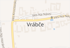 Ves-Kroclovská v obci Vrábče - mapa ulice