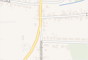 Hodonínská v obci Vracov - mapa ulice
