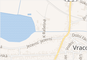 Jezerní v obci Vracov - mapa ulice