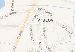 Krátká v obci Vracov - mapa ulice