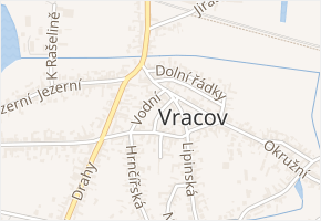 Příční v obci Vracov - mapa ulice