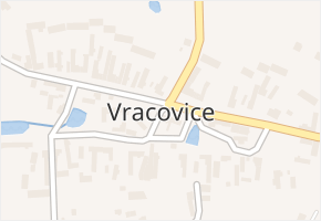 Vracovice v obci Vracovice - mapa části obce