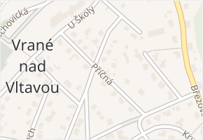 Příčná v obci Vrané nad Vltavou - mapa ulice