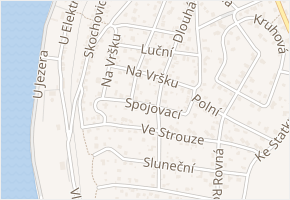 Spojovací v obci Vrané nad Vltavou - mapa ulice