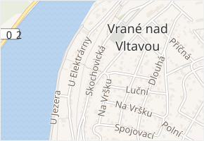 U Školy v obci Vrané nad Vltavou - mapa ulice