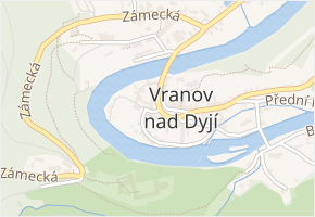 Bělidla v obci Vranov nad Dyjí - mapa ulice