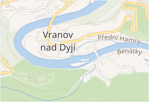 Mlýnská v obci Vranov nad Dyjí - mapa ulice