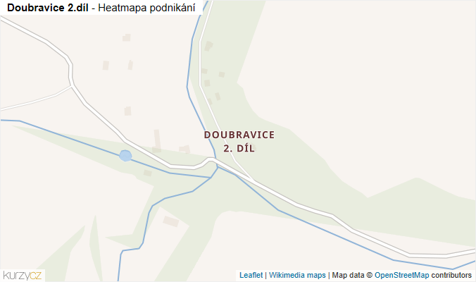 Mapa Doubravice 2.díl - Firmy v části obce.