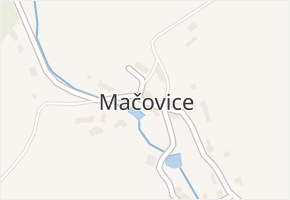 Mačovice v obci Vranov - mapa části obce