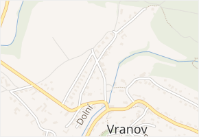 Kateřinská v obci Vranov - mapa ulice
