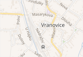 Mrštíkova v obci Vranovice - mapa ulice