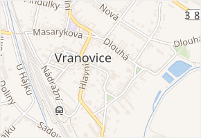 Obchodní v obci Vranovice - mapa ulice
