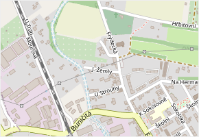 J. Žemly v obci Vratimov - mapa ulice