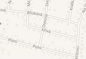 Křivá v obci Vratimov - mapa ulice