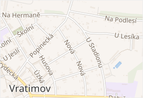 Osadnická v obci Vratimov - mapa ulice