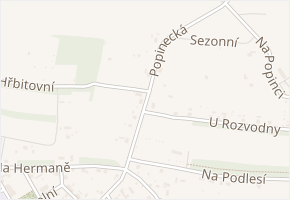 Popinecká v obci Vratimov - mapa ulice