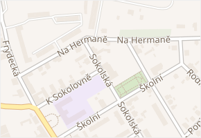 Sokolská v obci Vratimov - mapa ulice