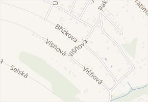 Višňová v obci Vratimov - mapa ulice