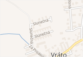 Slunečná v obci Vráto - mapa ulice