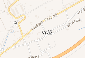 Školní v obci Vráž - mapa ulice