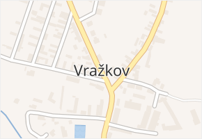 Vražkov v obci Vražkov - mapa části obce