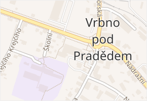 Jesenická v obci Vrbno pod Pradědem - mapa ulice