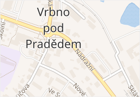 Nádražní v obci Vrbno pod Pradědem - mapa ulice